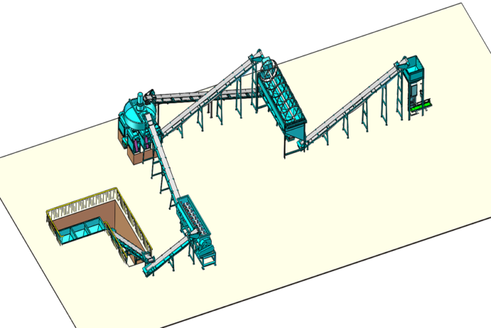 Línea de producción de fertilizantes NPK